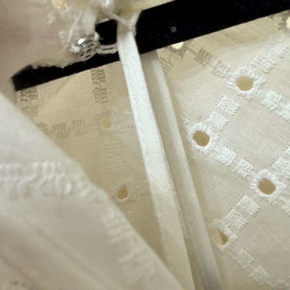 Anthropologie / XS / Eyelet Broderie Lace Dress / Beach, Cottage, Coastal, Boho - Picture 6 of 11